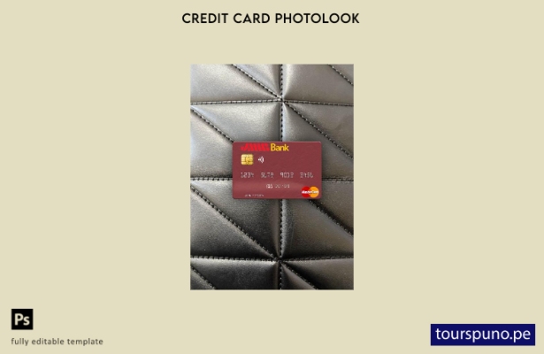 listo para imprimir Túnez JMMB Bank mastercard photolook plantilla frontal